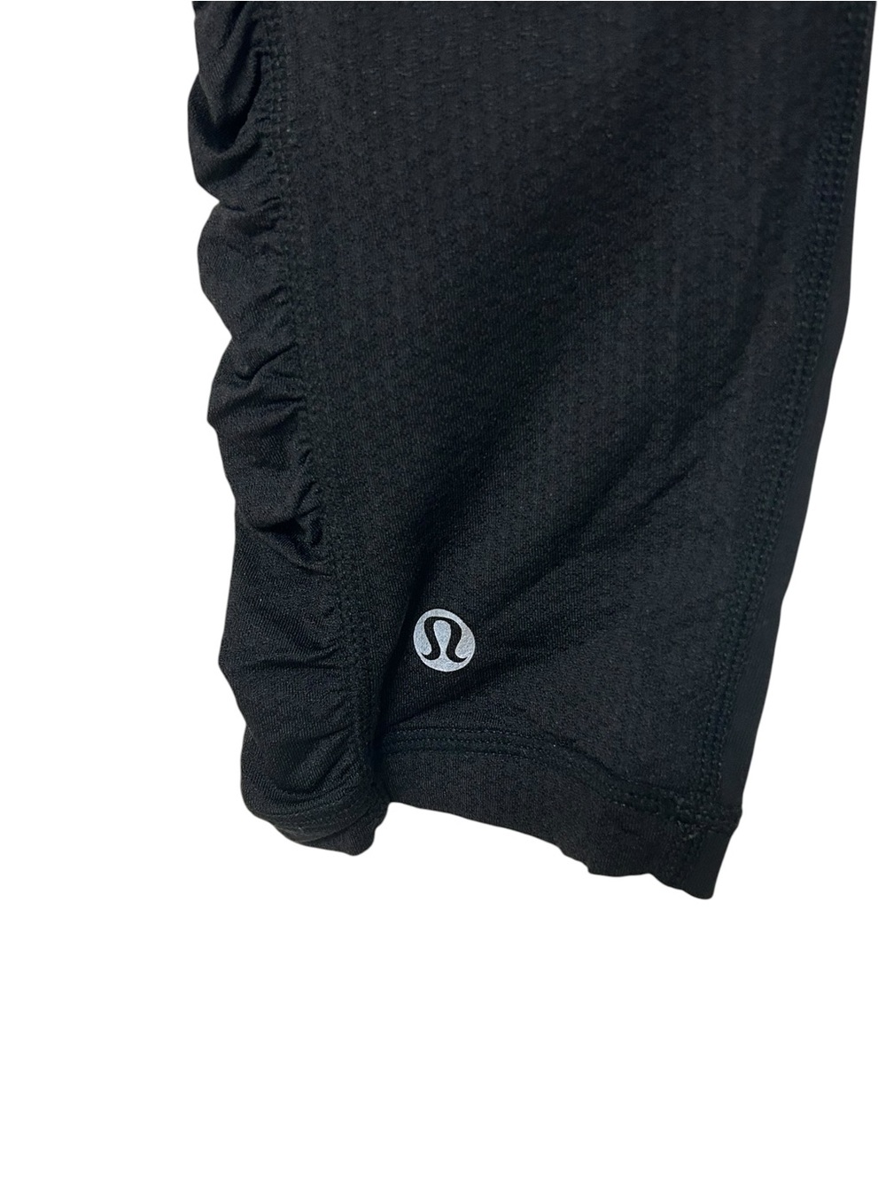 Lululemon Women's Run In The Sun Crop Leggings Black Sz 4 - Picture 3 of 5